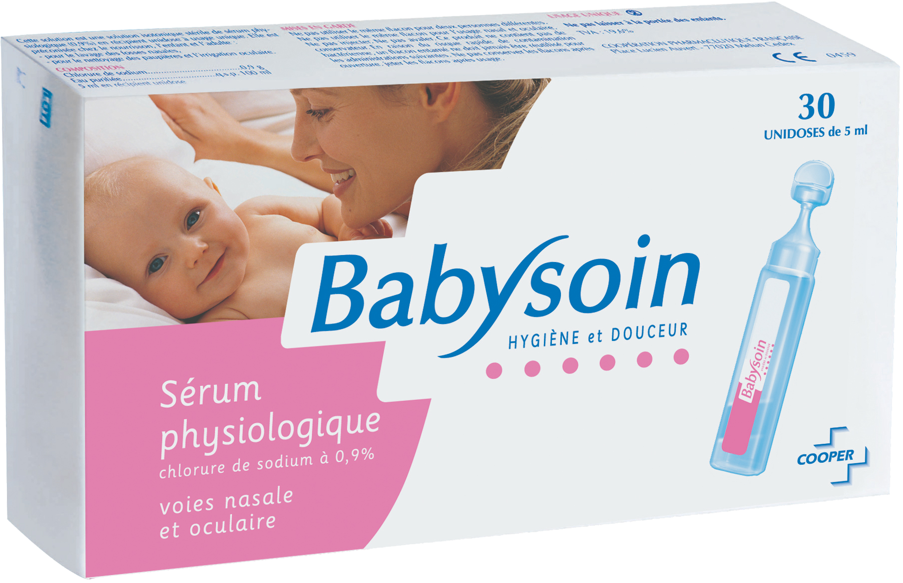 Cooper babysoin sérum physiologique 30 unidoses